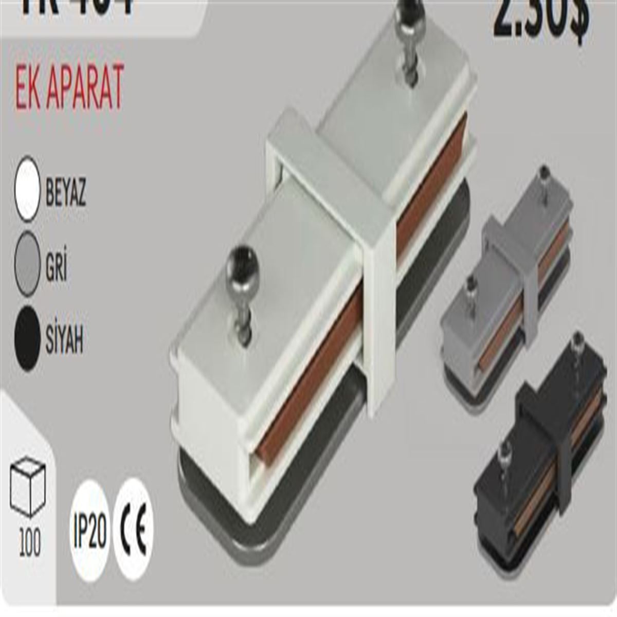 MONOFAZE RAY EK APARAT SİYAH 1